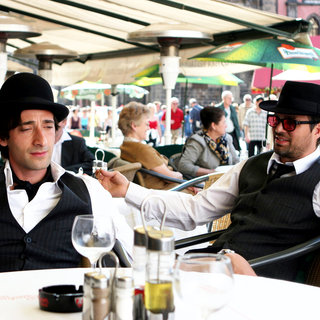 Adrien Brody stars as Bloom and Mark Ruffalo stars as Stephen in Summit Entertainment's The Brothers Bloom (2009)