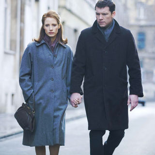 Jessica Chastain stars as Young Rachel Singer and Sam Worthington stars as Young David Peretz in Focus Feature's The Debt (2011)
