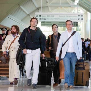 Zach Galifianakis, Bradley Cooper, Justin Bartha and Ed Helms in Warner Bros. Pictures' The Hangover Part II (2011)