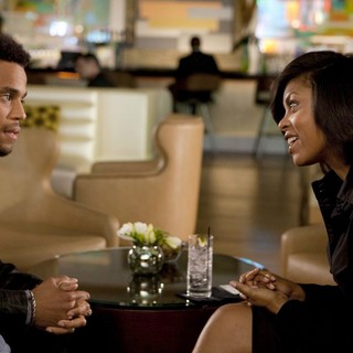 Michael Ealy stars as Dominic and Taraji P. Henson in Screen Gems' Think Like a Man (2012). Photo credit by Photo by Alan Markfield.