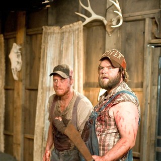 Alan Tudyk stars as Tucker and Tyler Labine stars as Dale in Magnolia Pictures' Tucker & Dale vs Evil (2011)