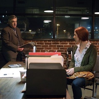 Bruce McGill stars as Detective Miller and Lynn Collins stars as Samantha Crawford in Harbinger Media Partners' Unconditional (2012)