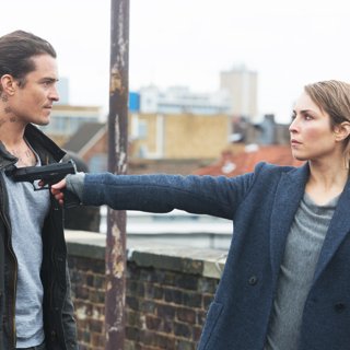 Orlando Bloom stars as Jack Alcott and Noomi Rapace stars as Alice Racine in Lionsgate Premiere's Unlocked (2017)