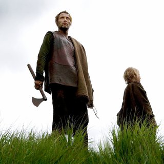 Mads Mikkelsen stars as One-Eye and Maarten Stevenson stars as Are / The Boy in IFC Films' Valhalla Rising (2010)