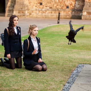 Zoey Deutch stars as Rose Hathaway and Lucy Fry stars as Lissa Dragomir in The Weinstein Company's Vampire Academy (2014)