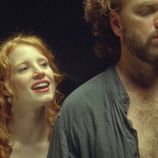 Jessica Chastain stars as Salome and Kevin Anderson stars as Himself/John the Baptist in Arclight Films' Wilde Salome (2011)