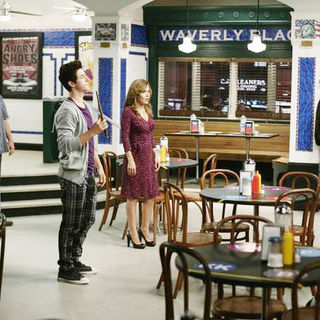 Jake T. Austin, David DeLuise, David Henrie, Maria Canals Barrera and Selena Gomez in Disney Channel's Wizards of Waverly Place: The Movie (2009)