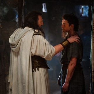 Liam Neeson stars as Zeus and Sam Worthington stars as Perseus in Warner Bros. Pictures' Wrath of the Titans (2012)