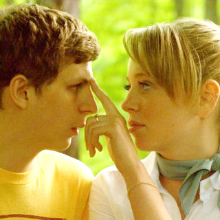 Michael Cera stars as Nick Twisp and Portia Doubleday stars as Sheeni Saunders in Dimension Films' Youth in Revolt (2010)