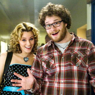 Elizabeth Banks stars as Miri and Seth Rogen stars as Zack in The Weinstein Company's Zack and Miri Make a Porno (2008)