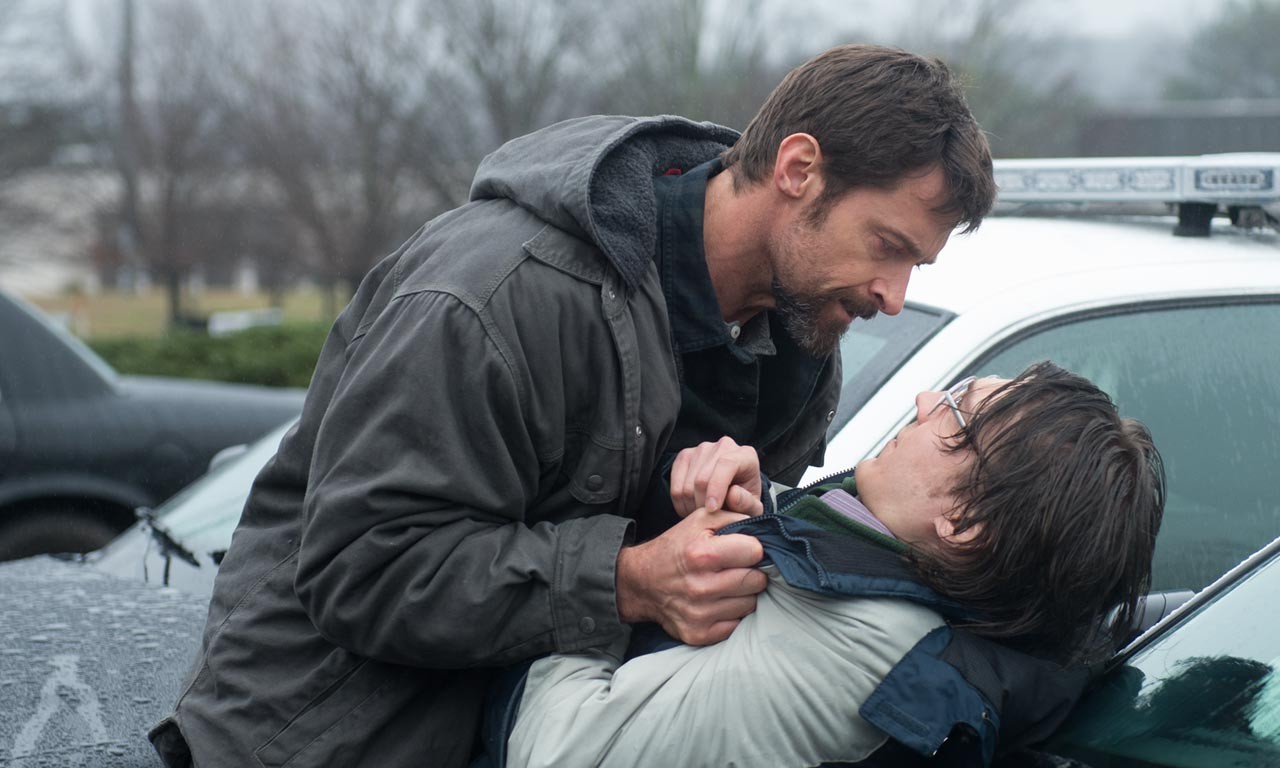 Hugh Jackman stars as Keller Dover and Paul Dano stars as Alex Jones in Warner Bros. Pictures' Prisoners (2013)