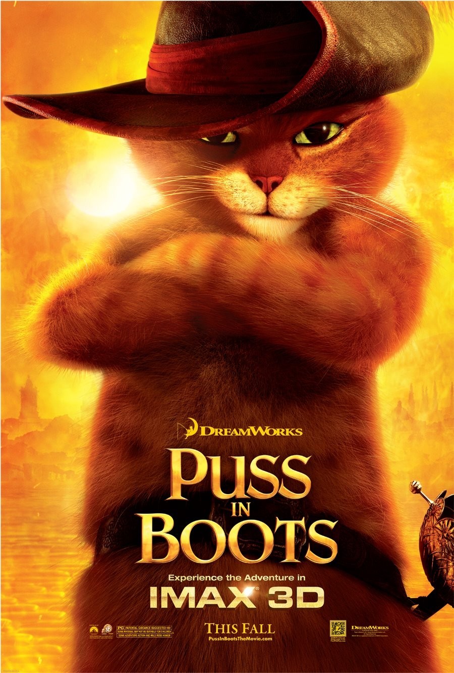 Poster of DreamWorks SKG's Puss in Boots (2011)