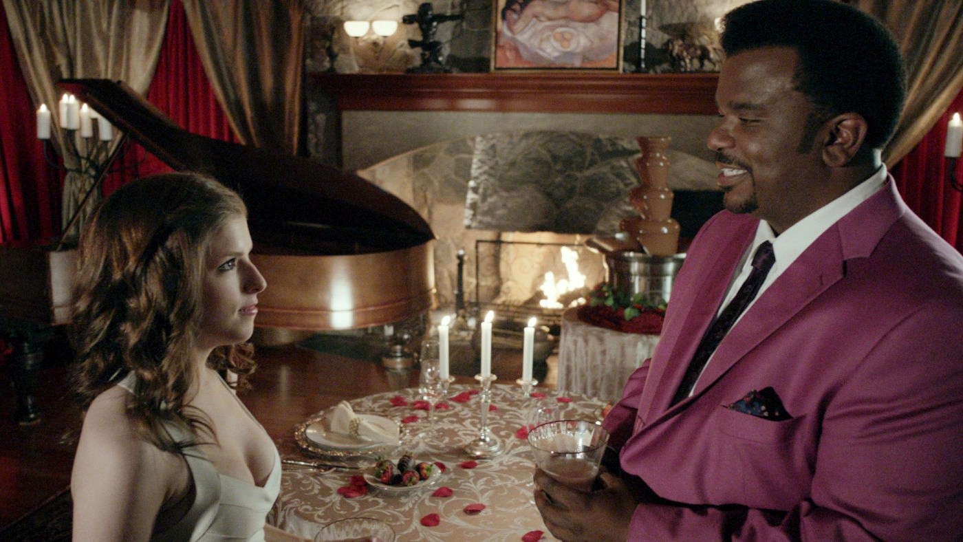 Anna Kendrick stars as Lindsey and Craig Robinson stars in Anti-Christ in Lionsgate Films' Rapture-Palooza (2013)