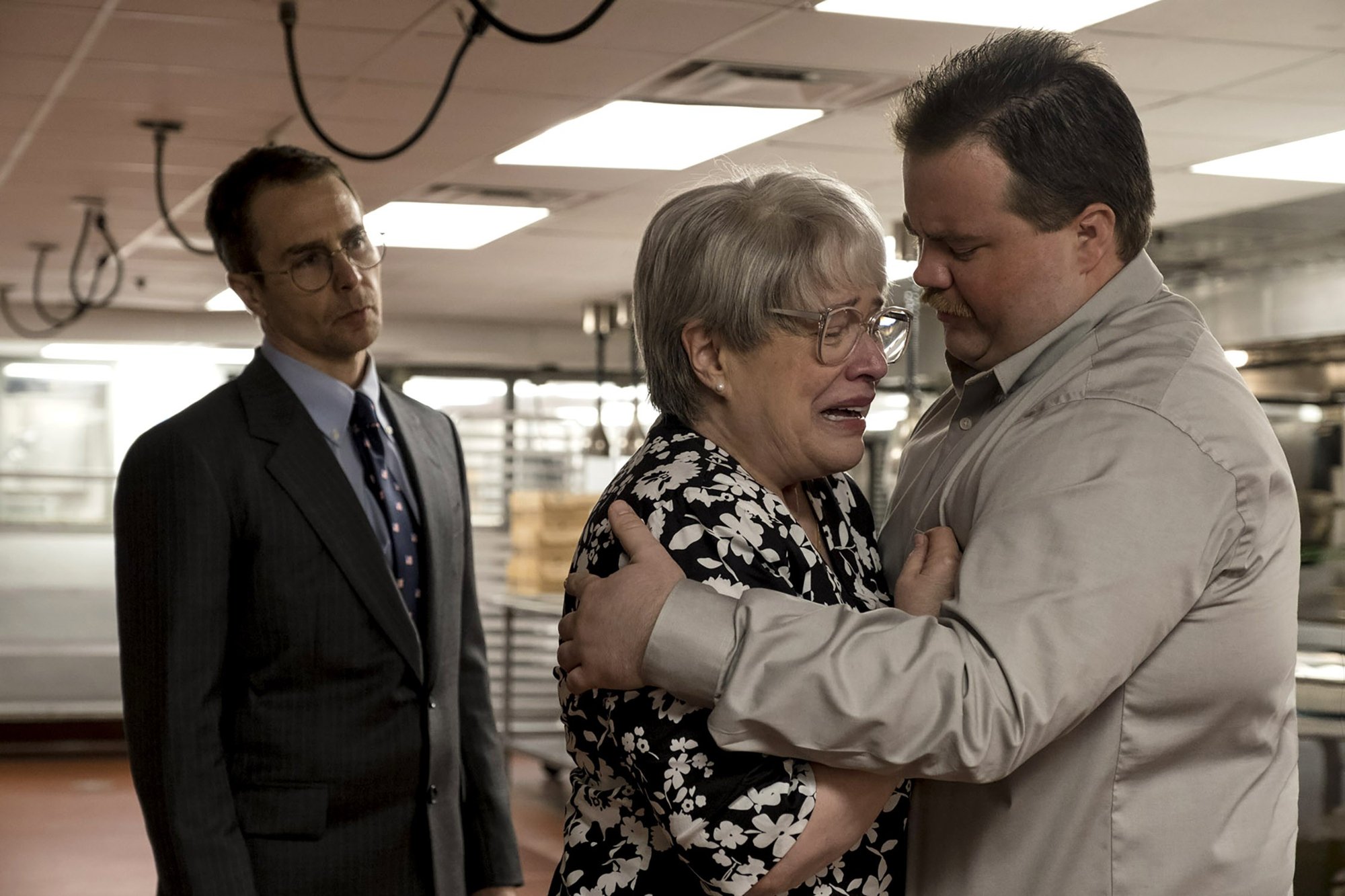 Sam Rockwell, Kathy Bates and Paul Walter Hauser in Warner Bros. Pictures' Richard Jewell (2019)