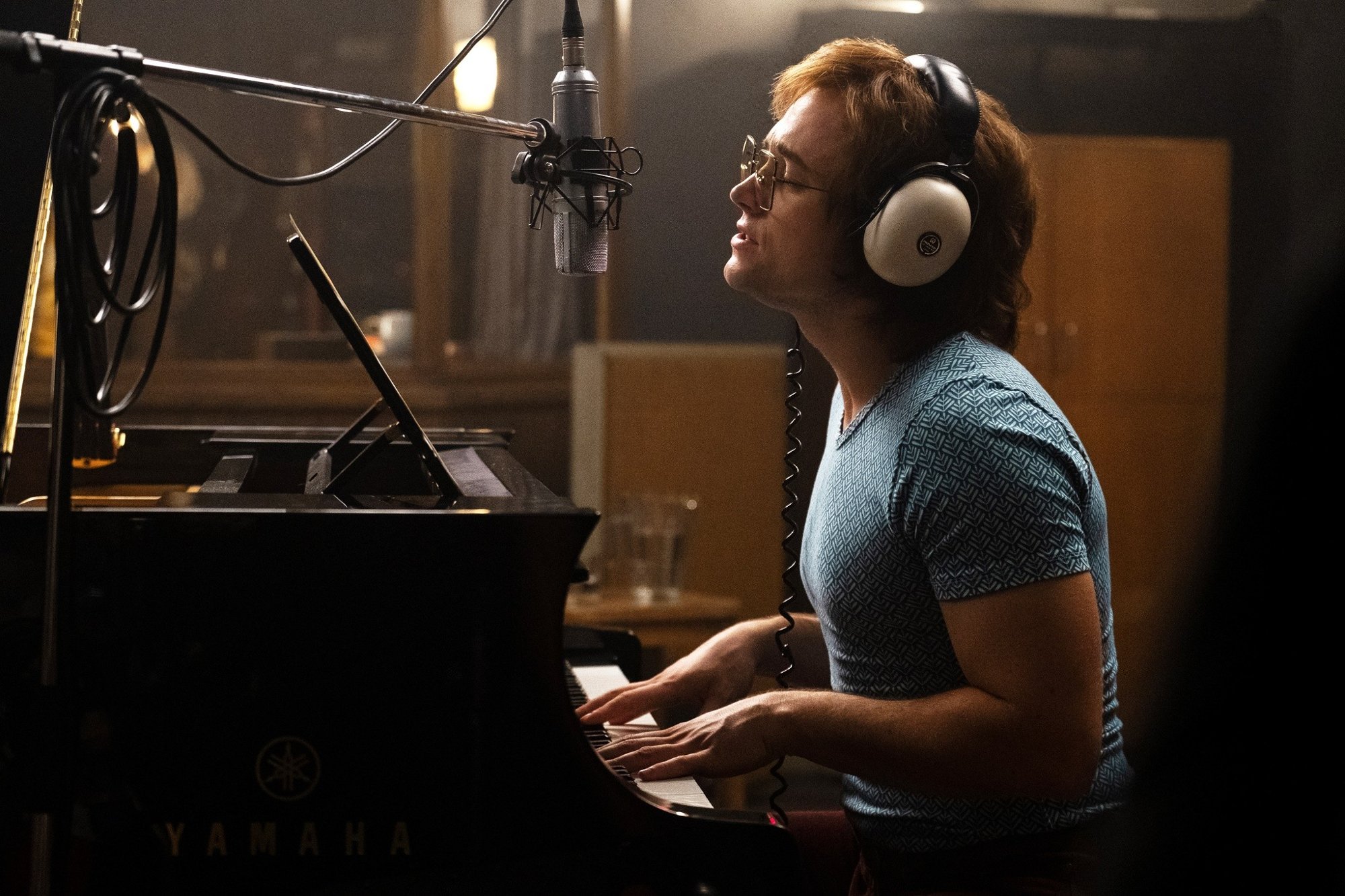 Taron Egerton stars as Elton John in Paramount Pictures' Rocketman (2019)