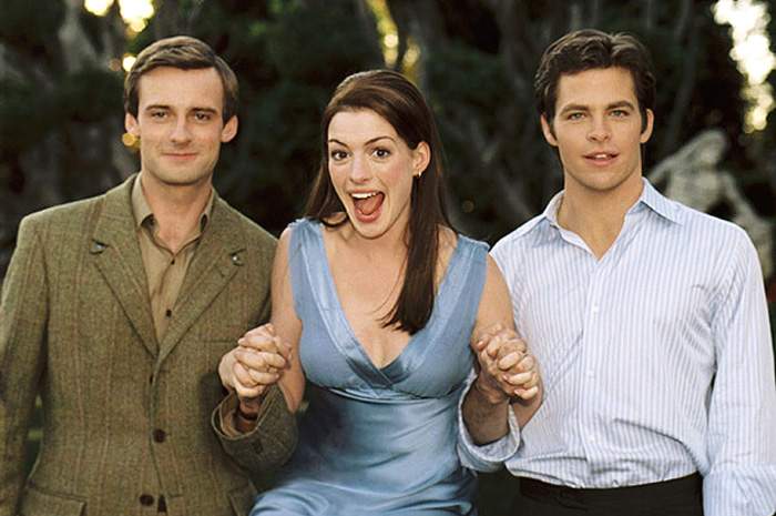 Callum Blue, Anne Hathaway and Chris Pine in Walt Disney Pictures' Princess Diaries 2: Royal Engagement (2004)
