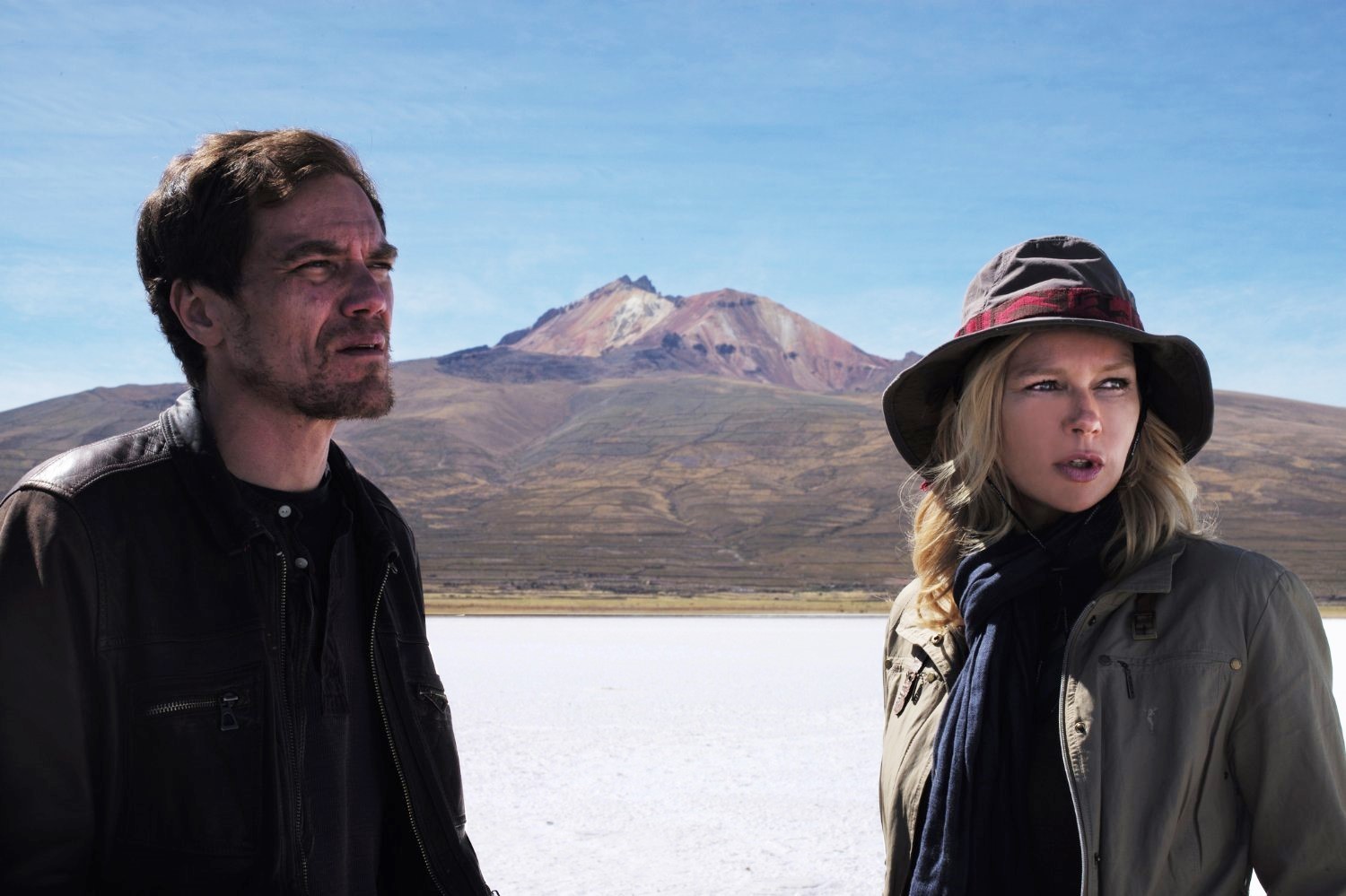 Michael Shannon stars as Matt Riley and Veronica Ferres stars as Laura in XLrator Media's Salt and Fire (2017)