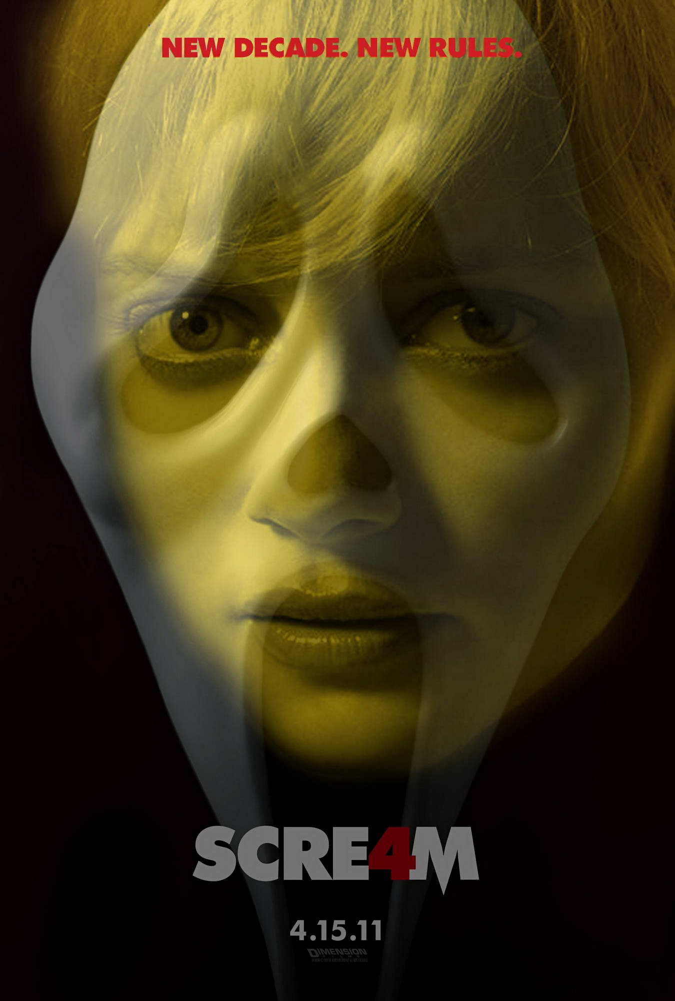 Poster of Dimension Films' Scream 4 (2011)