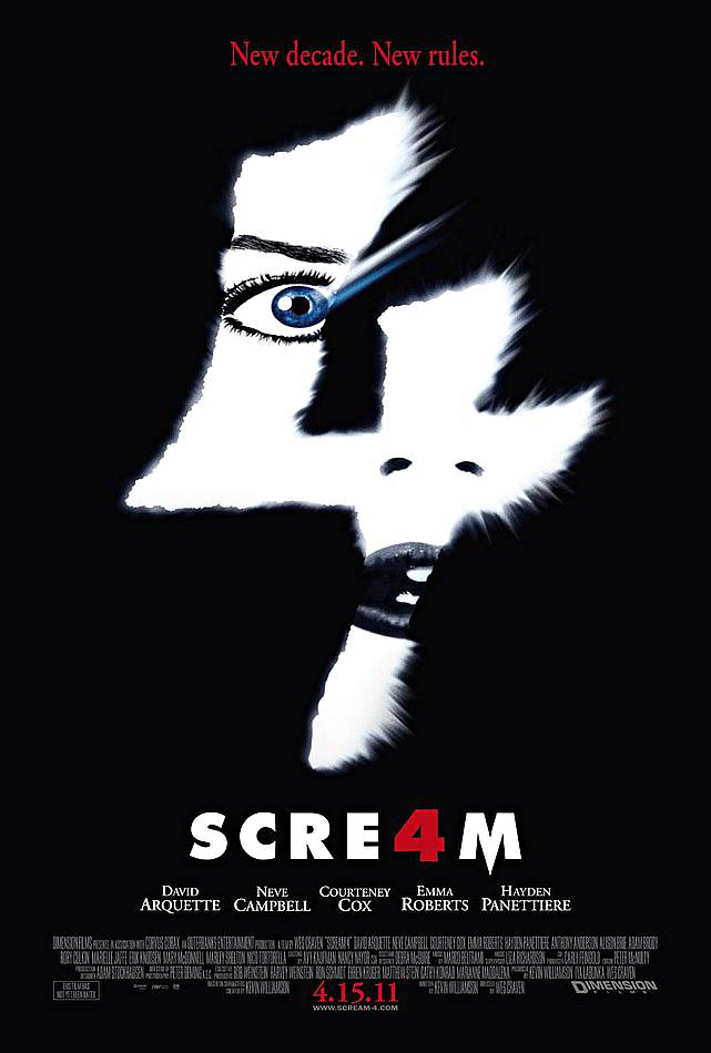 Poster of Dimension Films' Scream 4 (2011)