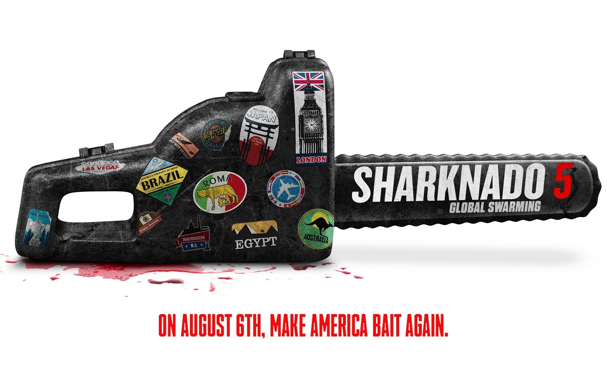 Poster of Syfy's Sharknado 5: Global Swarming (2017)