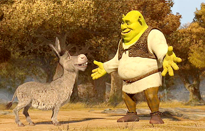 A scene from Paramount Pictures' Shrek Forever After (2010) .