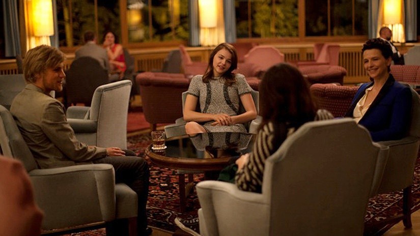 Johnny Flynn, Chloe Moretz and Juliette Binoche in IFC Films' Clouds of Sils Maria (2015)