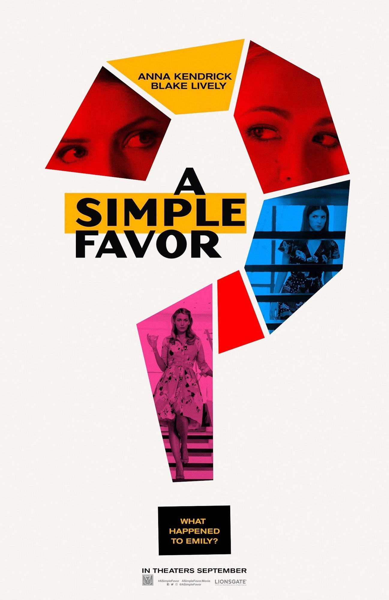 Poster of Lionsgate Films' A Simple Favor (2018)