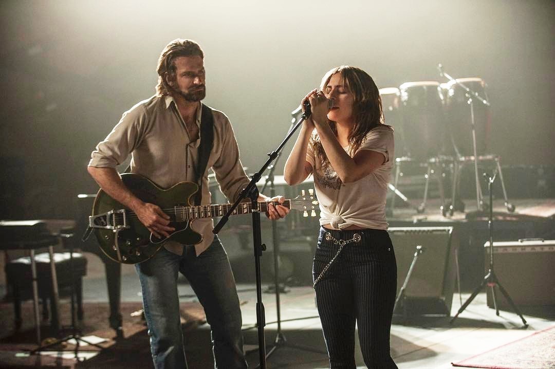 Bradley Cooper stars as Jackson Maine and Lady GaGa stars as Ally in Warner Bros. Pictures' A Star Is Born (2018)