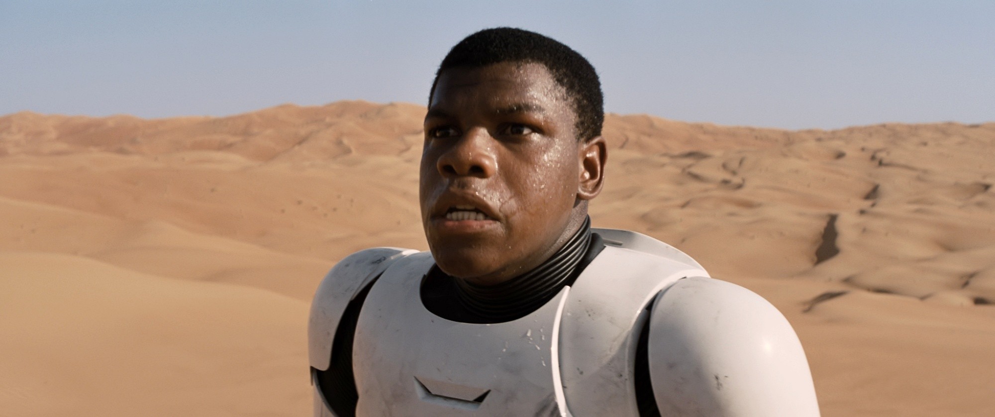 John Boyega stars as Finn in Walt Disney Pictures' Star Wars: The Force Awakens (2015)