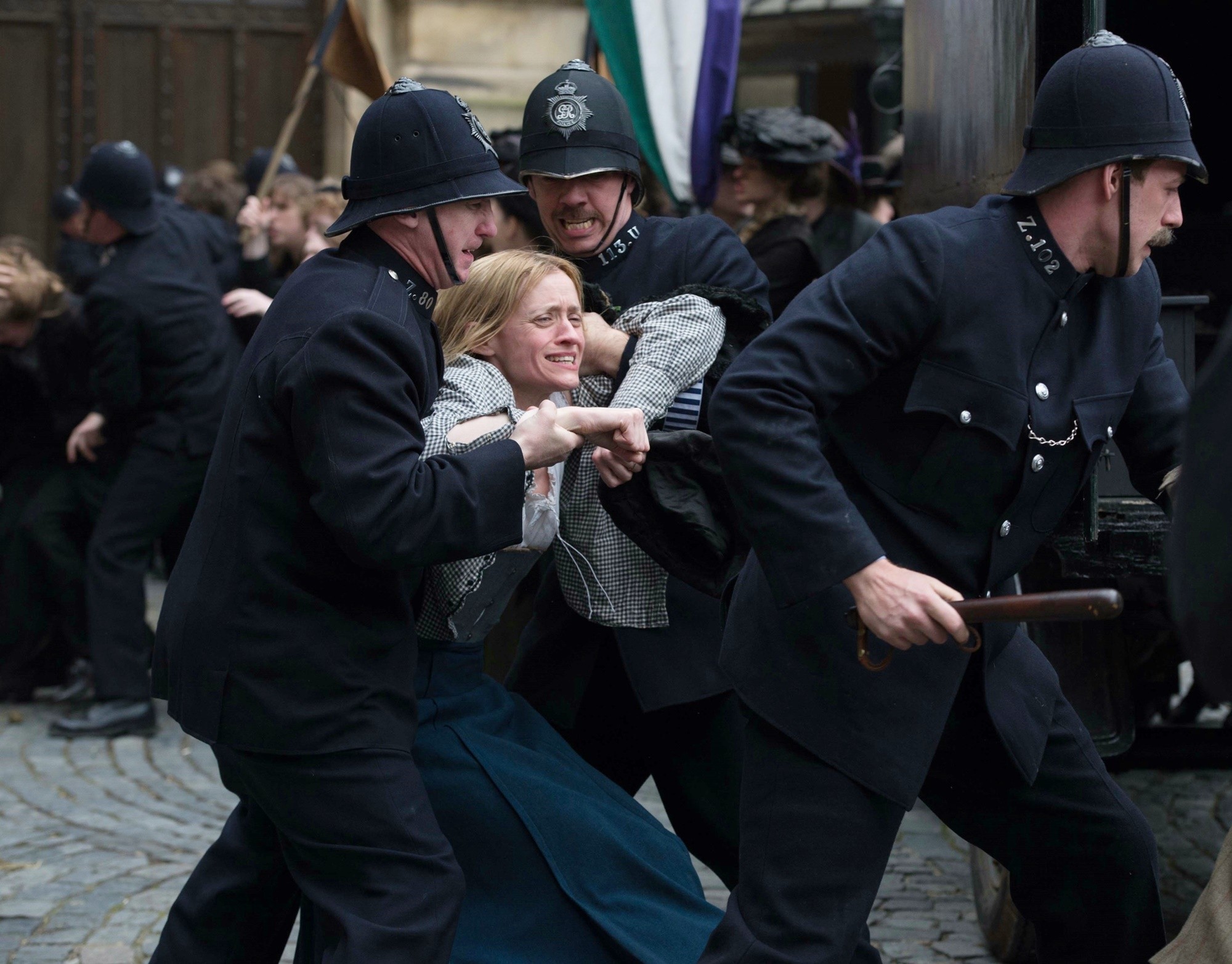 Anne-Marie Duff stars as Violet Miller in Focus Features' Suffragette (2015)