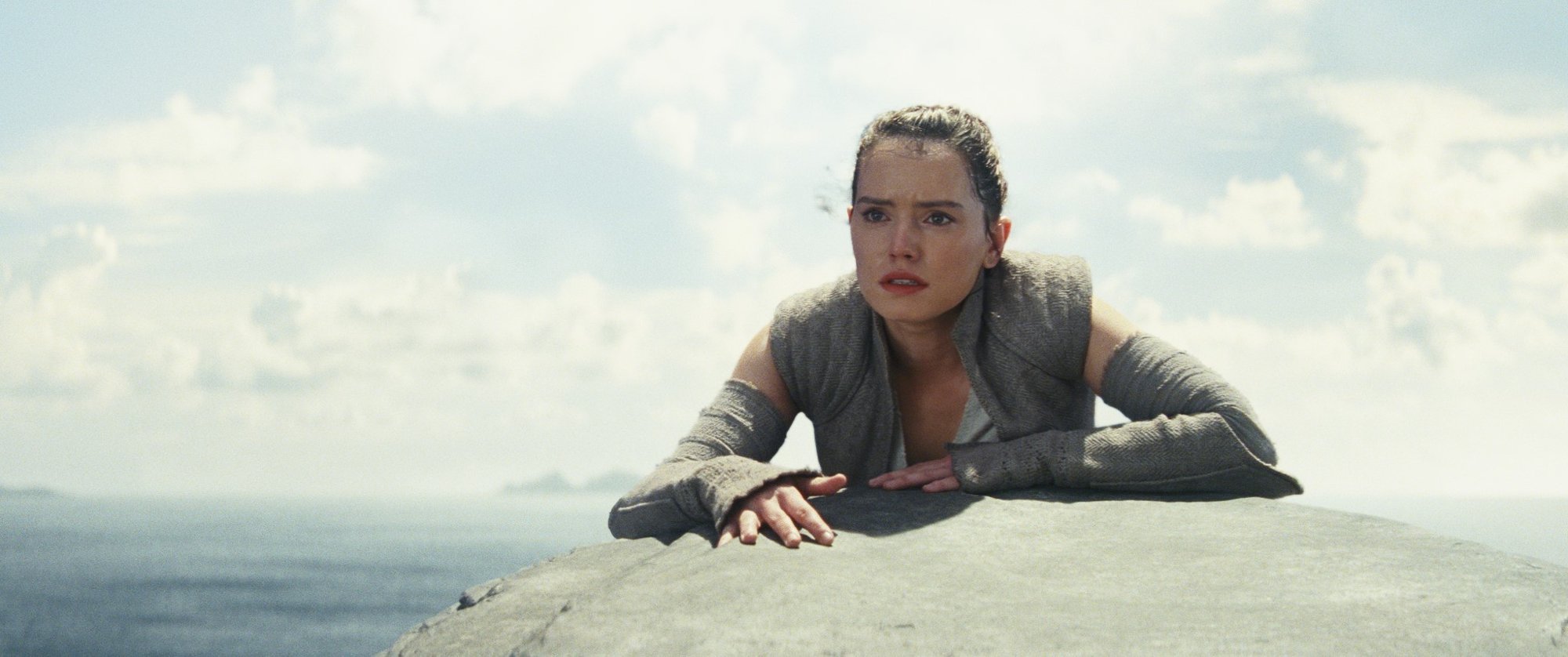 Daisy Ridley stars as Rey in Walt Disney Pictures' Star Wars: The Last Jedi (2017)