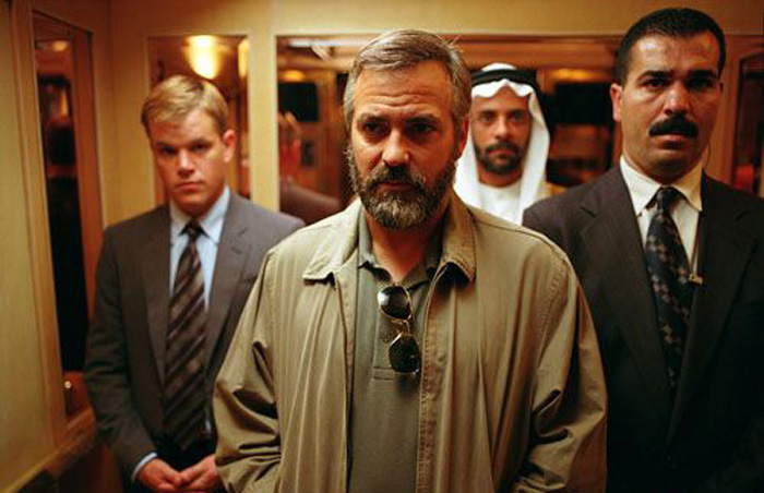 Matt Damon and George Clooney in 