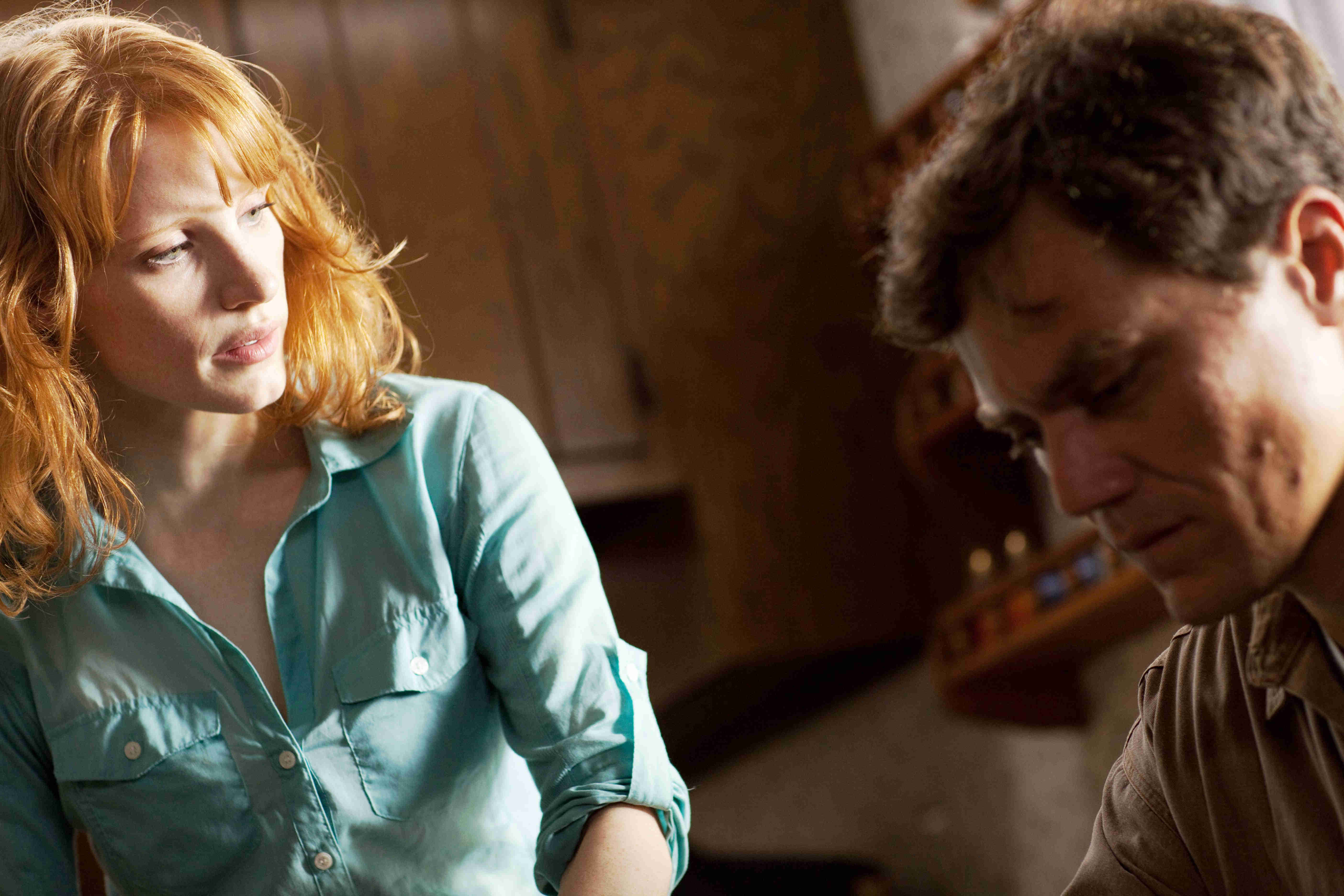 Jessica Chastain stars as Samantha LaForche and Michael Shannon stars as Curtis LaForche in Sony Pictures Classics' Take Shelter (2011)