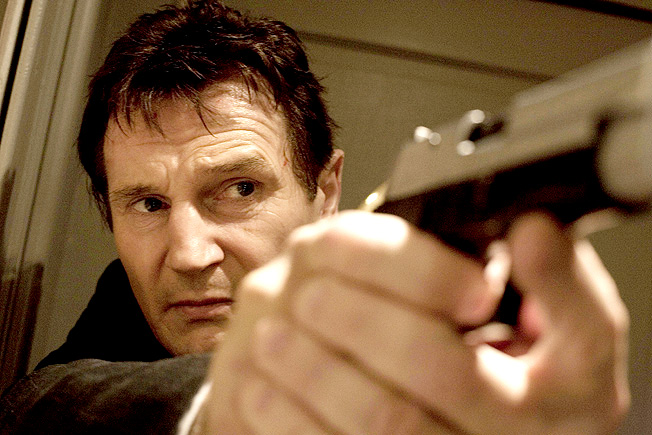 Liam Neeson stars as Bryan Mills in The 20th Century Fox's Taken (2009)