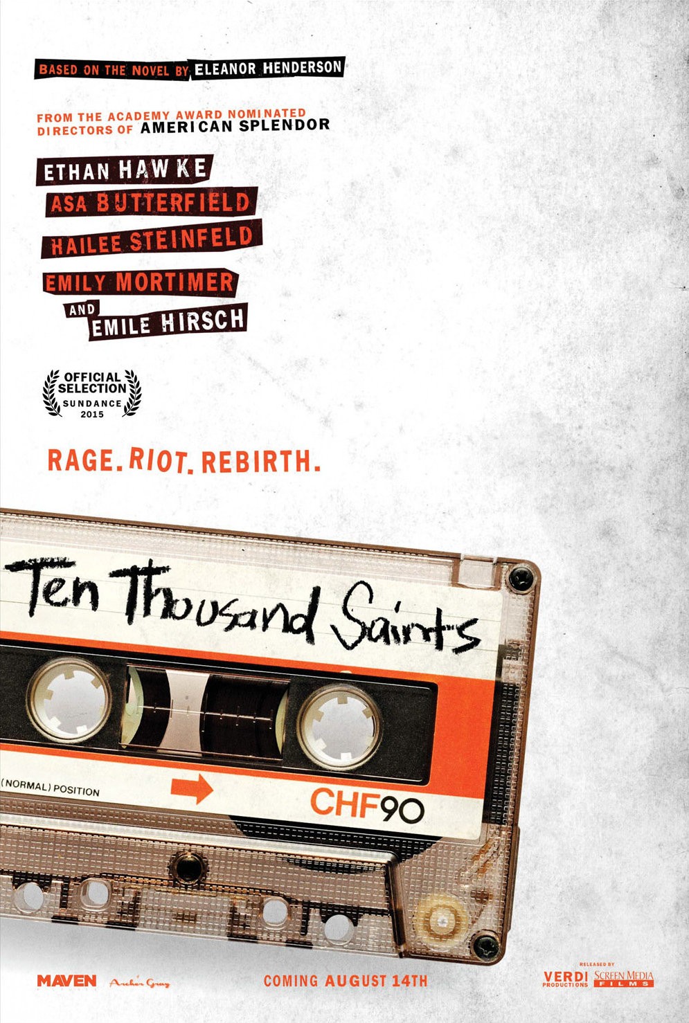 Poster of Screen Media Films' Ten Thousand Saints (2015)