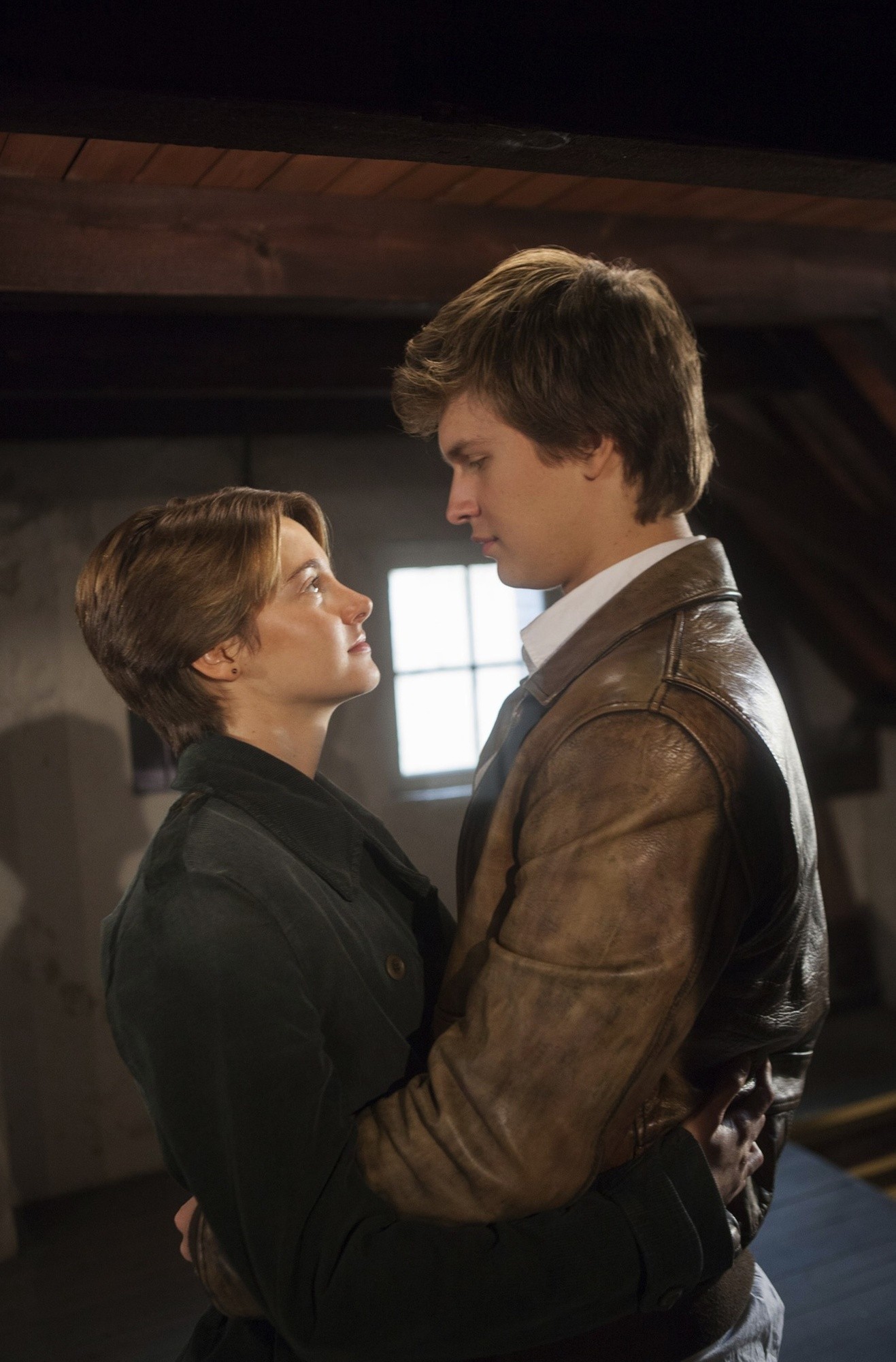 Shailene Woodley stars as Hazel Grace Lancaster and Ansel Elgort stars as Augustus Waters in 20th Century Fox's The Fault in Our Stars (2014)