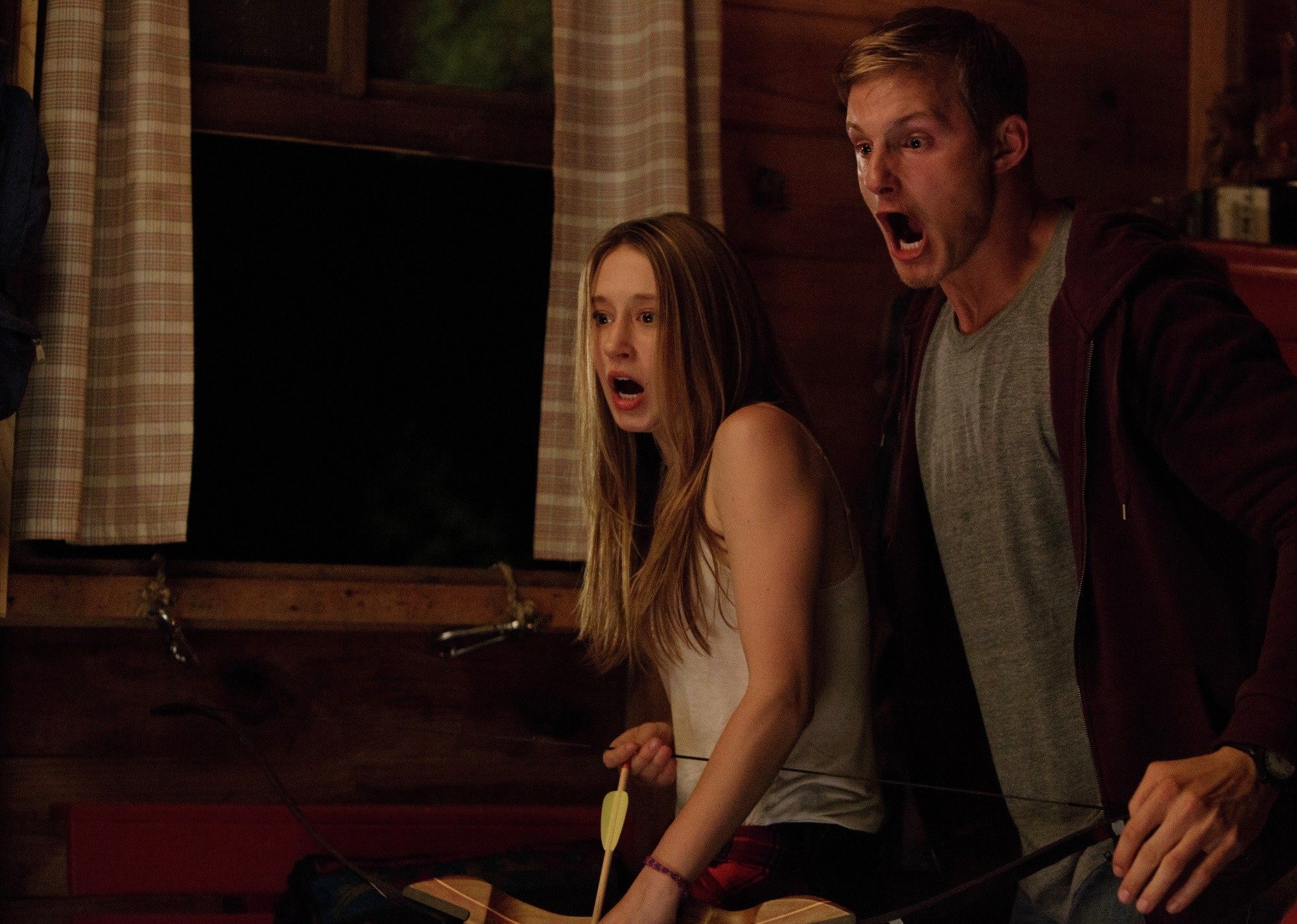 Taissa Farmiga stars as Max Cartwright and Alexander Ludwig stars as Chris in Stage 6 Films' The Final Girls (2015)