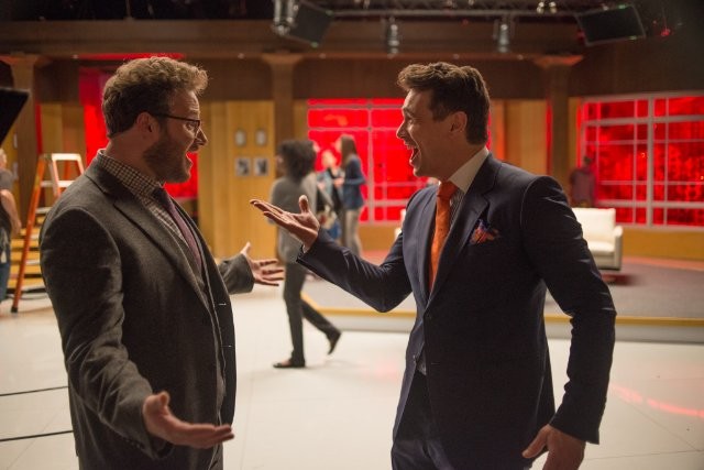 Seth Rogen stars as Aaron Rapoport and James Franco stars as Dave Skylark in Columbia Pictures' The Interview (2014)