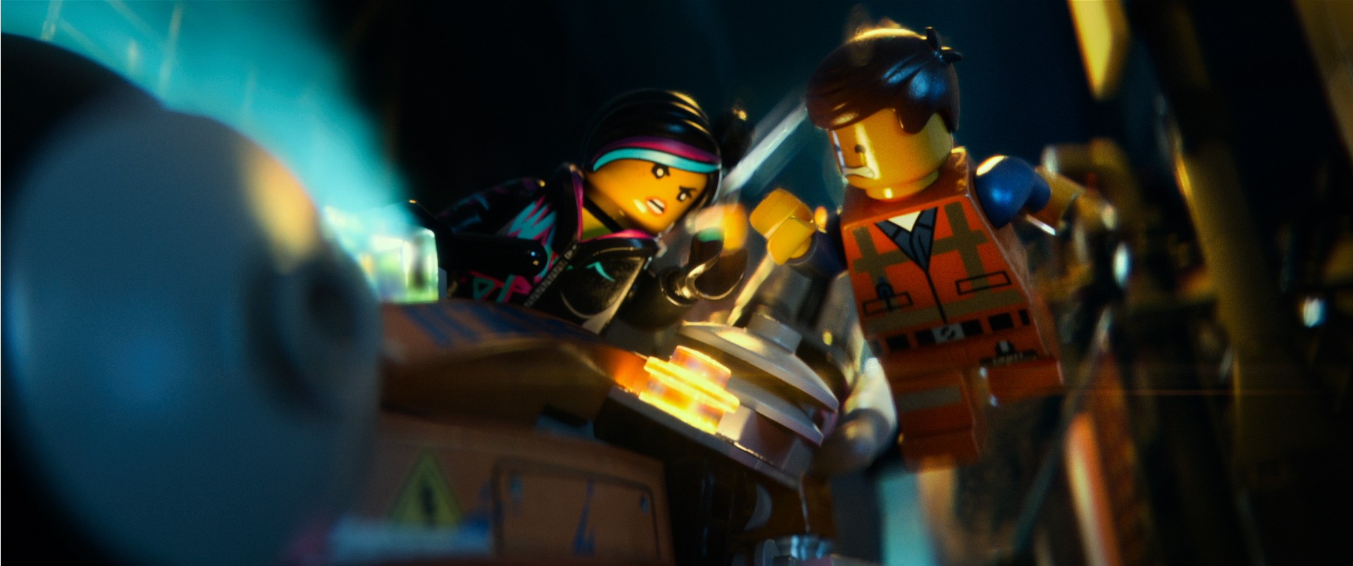 Lucy and Emmet from Warner Bros. Pictures' The Lego Movie (2014)