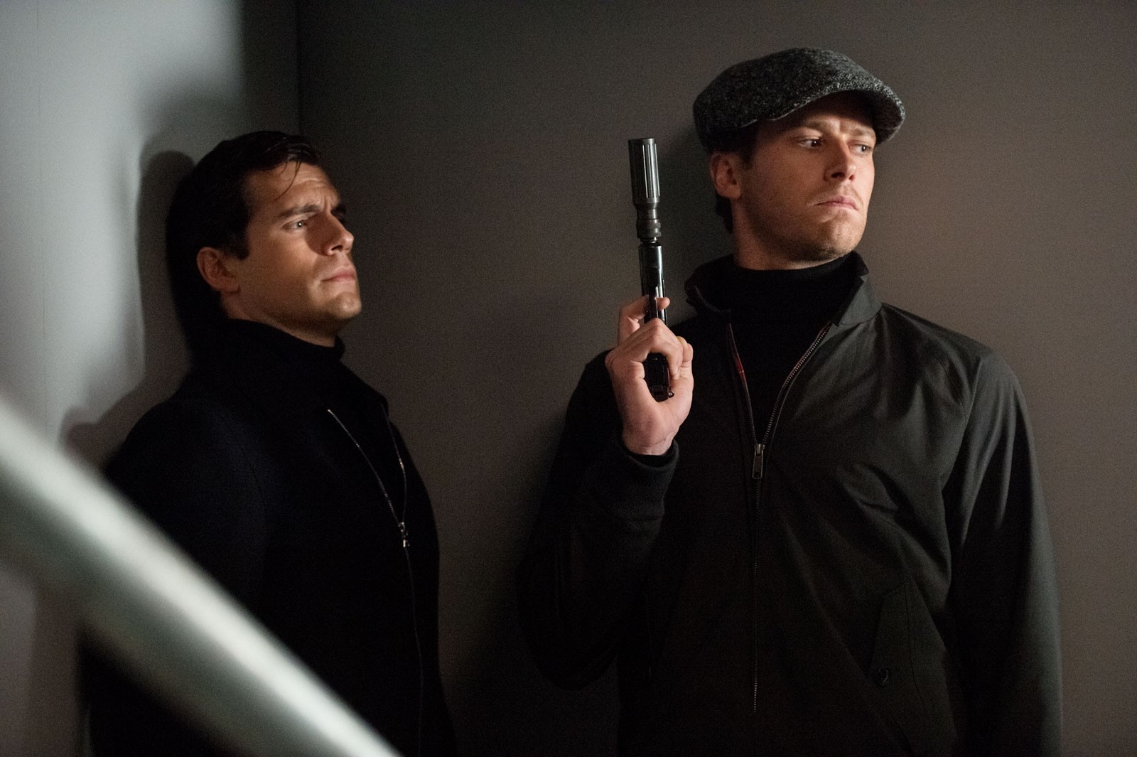 Henry Cavill stars as Napoleon Solo and Armie Hammer stars as Illya Kuryakin in Warner Bros. Pictures' The Man from U.N.C.L.E. (2015)