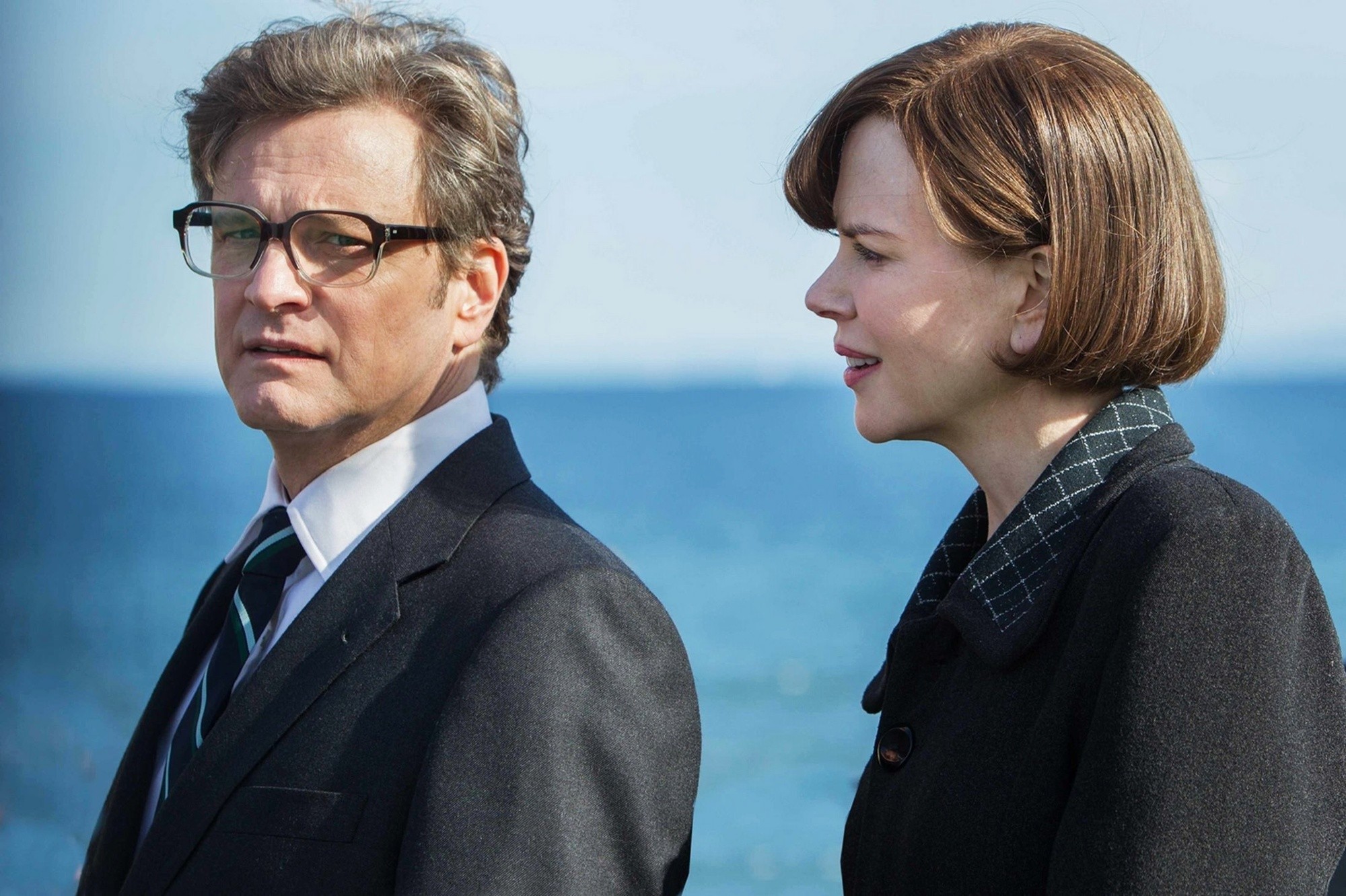 Colin Firth stars as Eric Lomax and Nicole Kidman stars as Patricia Wallace in The Weinstein Company's The Railway Man (2014). Photo credit by Jaap Buitendijk.