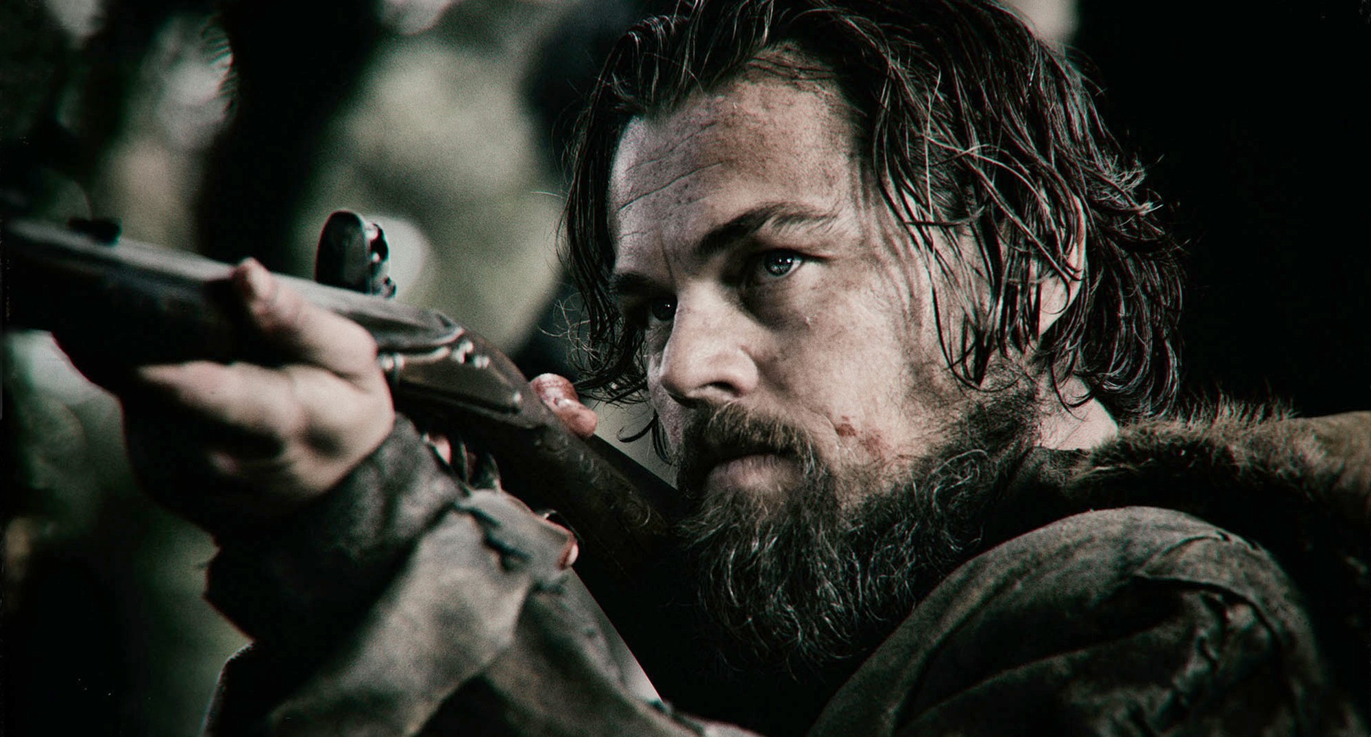 Leonardo DiCaprio stars as Hugh Glass in 20th Century Fox's The Revenant (2015)