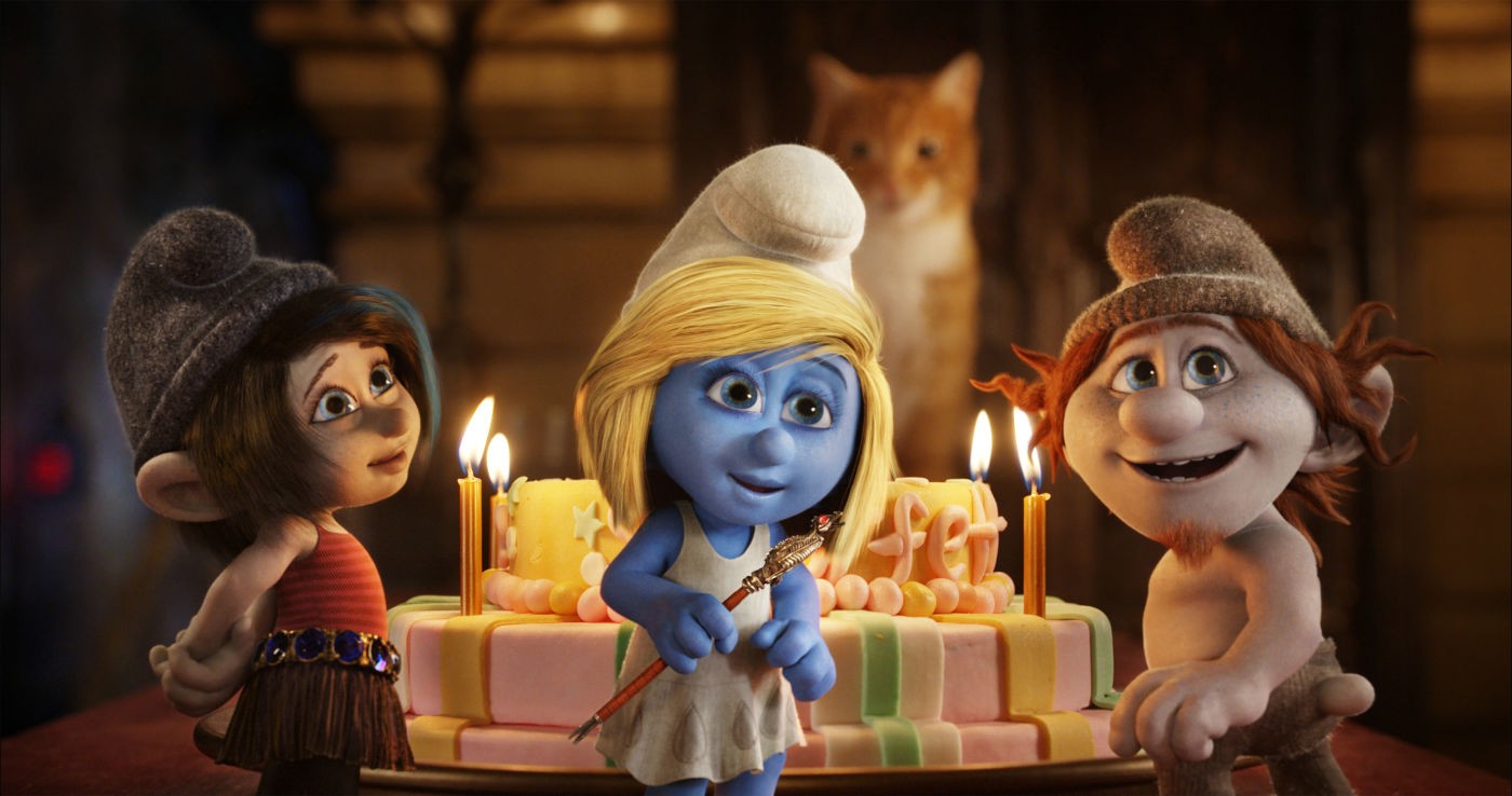 Vexy, Smurfette,and Hackus from Columbia Pictures' The Smurfs 2 (2013)