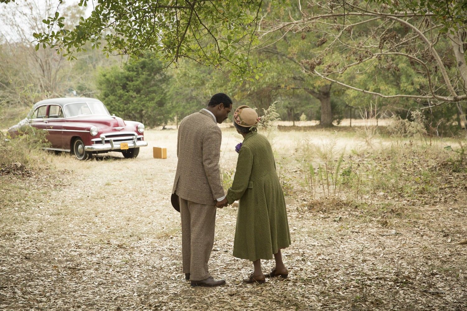 Blair Underwood stars as Ludie Watts and Cicely Tyson stars as Mrs. Watts in Lifetime's The Trip to Bountiful (2014). Photo credit by Bob Mahoney.