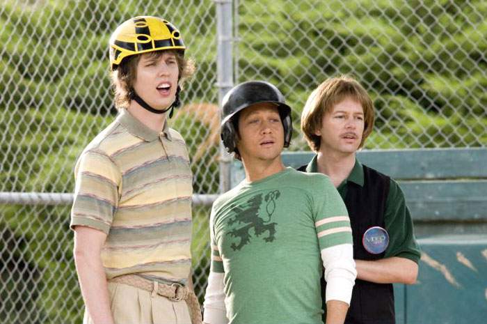 Jon Heder, Rob Schneider and David Spade in Columbia Pictures' The Benchwarmers (2006)