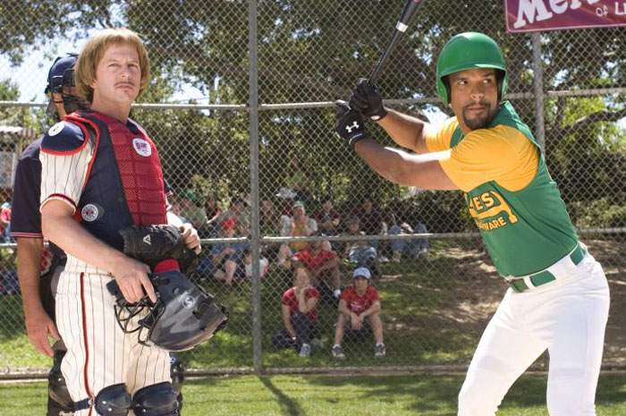 David Spade and Reggie Jackson in Columbia Pictures' The Benchwarmers (2006)
