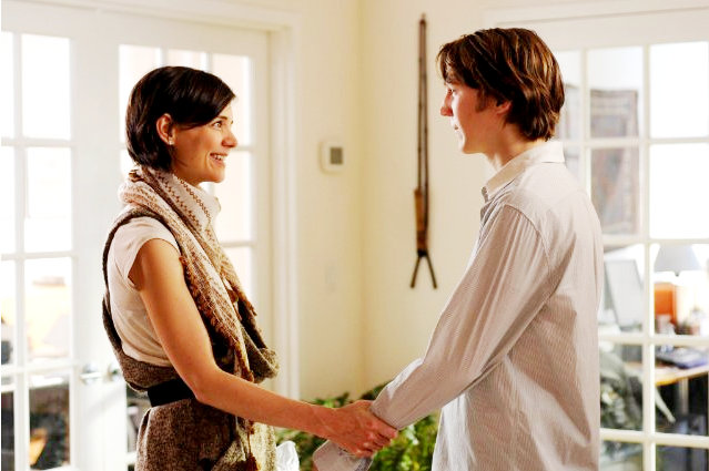 Katie Holmes stars as Mary Powell and Paul Dano stars as Louis Ives in Magnolia Pictures' The Extra Man (2010)