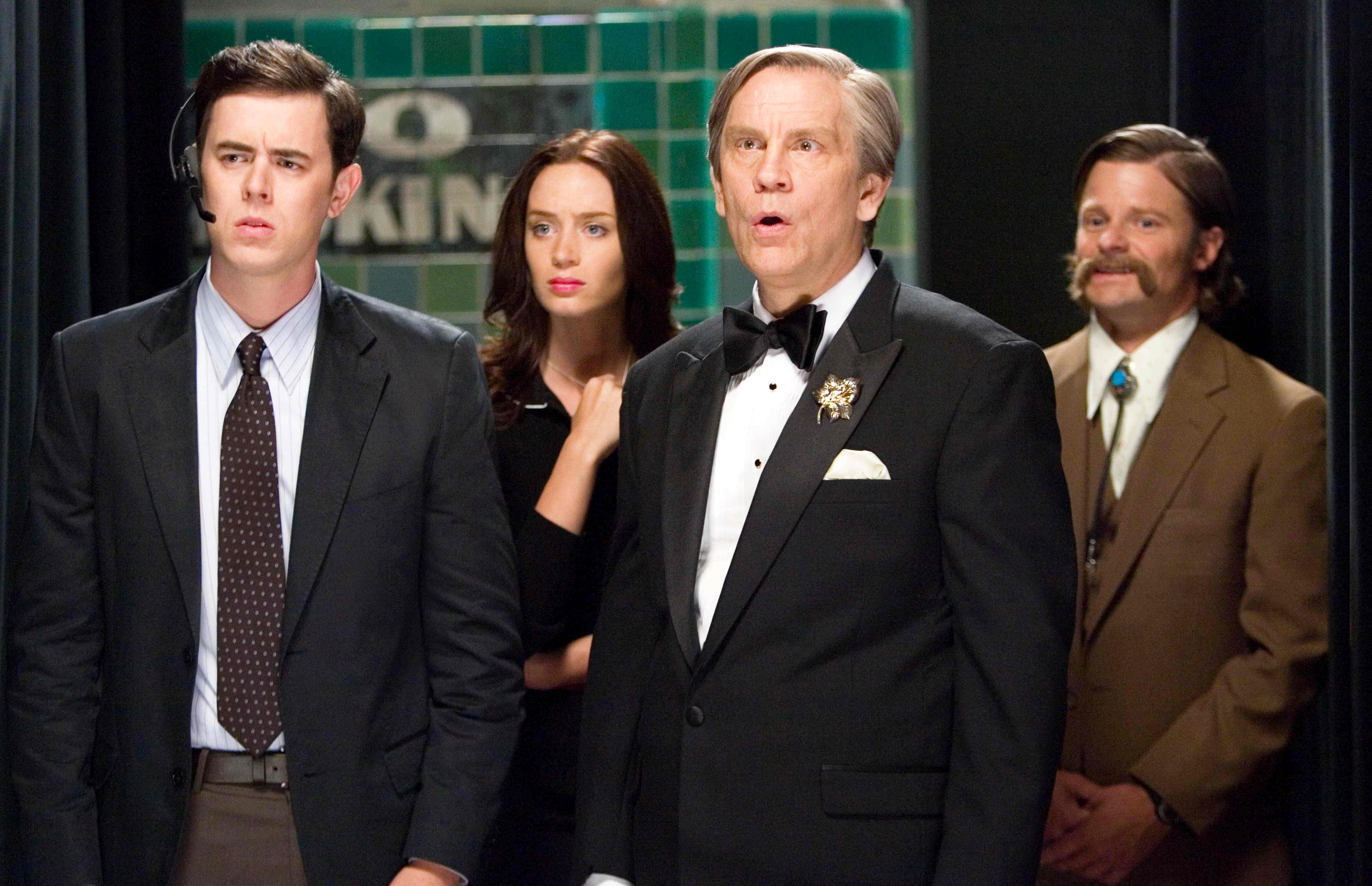 Colin Hanks, Emily Blunt, John Malkovich and Steve Zahn in Magnolia Pictures' The Great Buck Howard (2009)