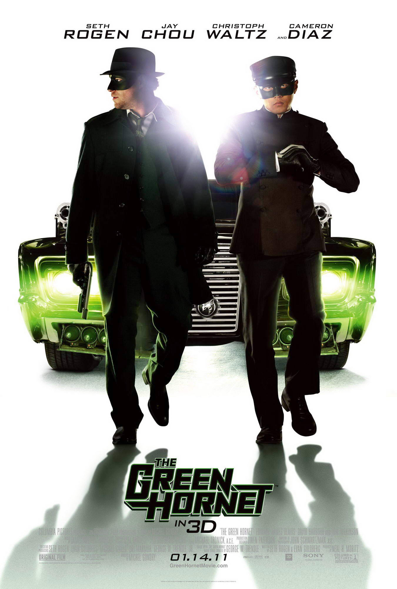 Poster of Columbia Pictures' The Green Hornet (2011)