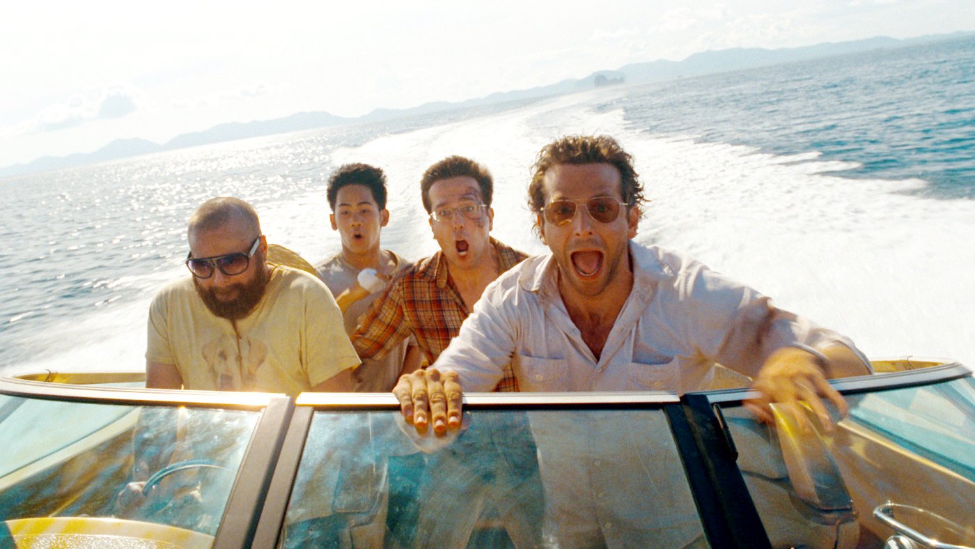Zach Galifianakis, Ed Helms and Bradley Cooper in Warner Bros. Pictures' The Hangover Part II (2011)